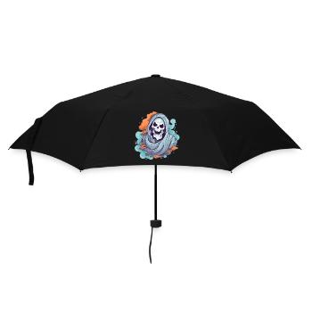 Halloween Skeleton King Sweet Sour Disguise - Umbrella (small) - black - Front