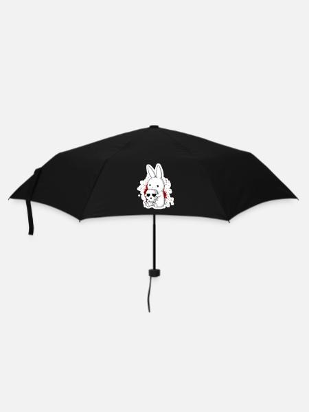 Halloween keks - Regenschirm (klein) - Schwarz