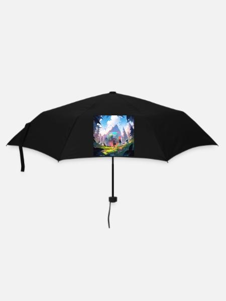 The Portal to a New World - Umbrella (small) - black