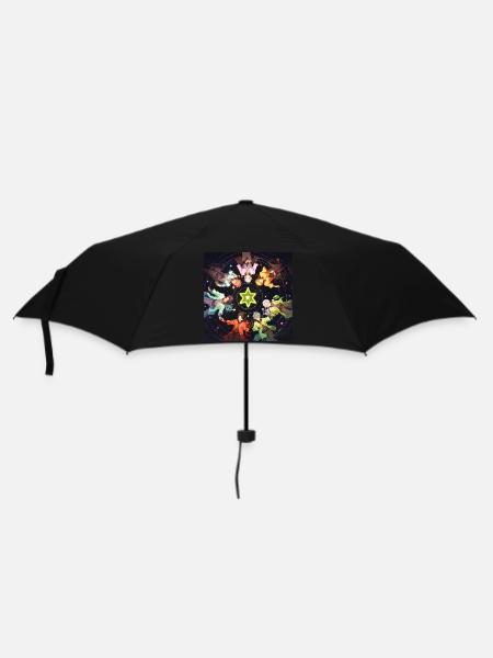 Sternentöter - Regenschirm (klein) - Schwarz