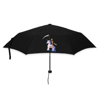Reiten, so schnell wie der Wind! - Regenschirm (klein) - Schwarz - Vorne
