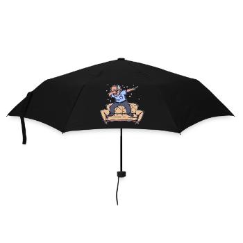 Senior Ruhestand Abschied Freiheit Pensionierung - Regenschirm (klein) - Schwarz - Vorne