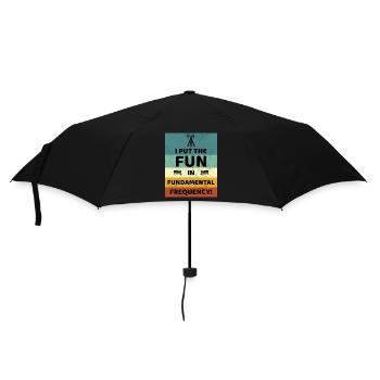 Amusez-vous avec la radio amateur à fréquence fondamentale - Parapluie standard - noir - Devant