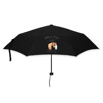J'peux pas j'ai Cheval - Parapluie standard - noir - Devant