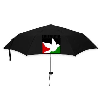Free palestine - Umbrella (small) - black - Front