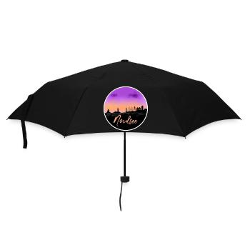 Nordsee Fineline Skyline - Regenschirm (klein) - Schwarz - Vorne