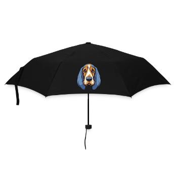Basset Bleu De Gascogne Race De Chien Cartoon Kawaii I - Parapluie standard - noir - Devant