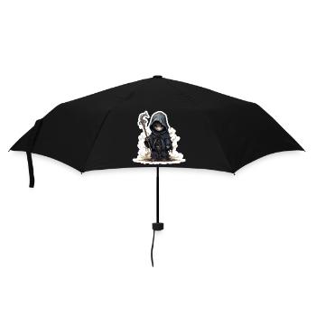 Cute Ghost Magician Fantasy RPG Shirt - Umbrella (small) - black - Front