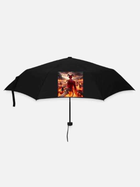 Follow Me to the Abyss - Infernal Devil's Pact #18 - Umbrella (small) - black