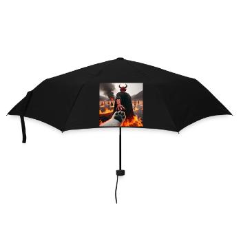 Follow Me to the Abyss - Infernal Devil's Pact #19 - Umbrella (small) - black - Front