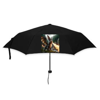Dragon lapin cracheur de feu #13 - Parapluie standard - noir - Devant