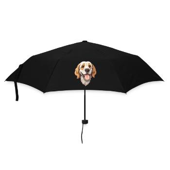 Smalandsstovare Race de chien Cartoon Kawaii Illustrat - Parapluie standard - noir - Devant