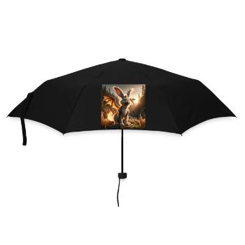 Dragon Lapin Cracheur de Feu #24 - Parapluie standard - noir - Devant