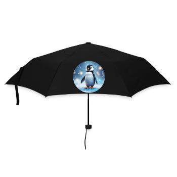 Cute Penguin - Umbrella (small) - black - Front