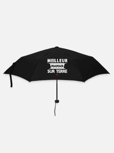 Citation Maternelle Sur Terre - Parapluie standard - noir