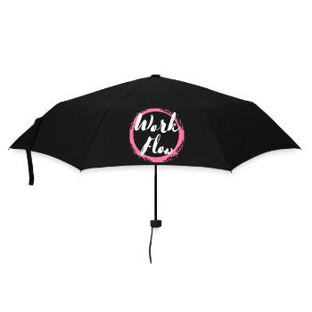 Work Flow Productivity Focus Motivation Shirt - Umbrella (small) - black - Front