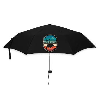Bear Mountains Camping Mountain Hiking Nature Hiking - Umbrella (small) - black - Front