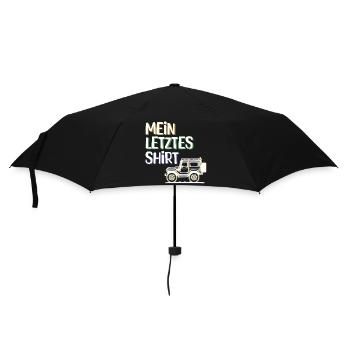 Caravan Camping Chilling Camping Statement Holiday - Umbrella (small) - black - Front
