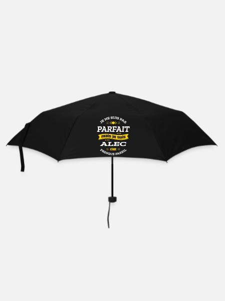 ALEC PARFAIT - PRENOM ALEC - Parapluie standard - noir