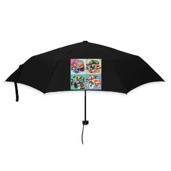 Unimog - Modern - Warhol - Universal Motorized Tool - Umbrella (small) - black - Front