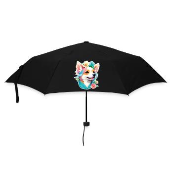 Corgi - Parapluie standard - noir - Devant