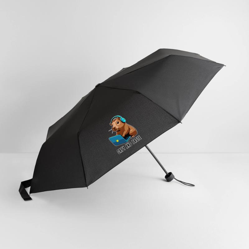 Capybara mit Witz Capy and Paste Regenschirm (klein)