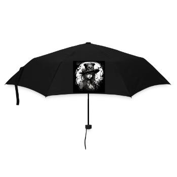 Emo Horrorpunk Fille - Parapluie standard - noir - Devant
