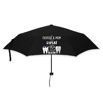 Dentist Mom Dentist Mom Gift - Umbrella (small) - black - Front