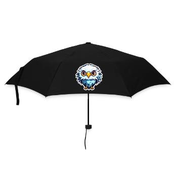 Eagle Bird Drawing - Umbrella (small) - black - Front