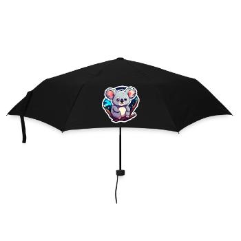 Koala Drawing - Umbrella (small) - black - Front