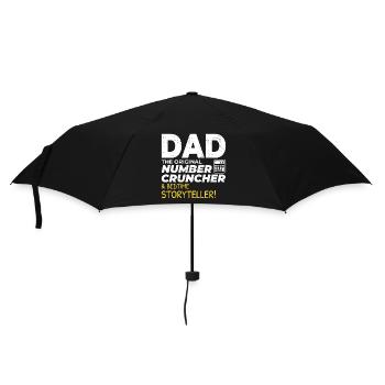 Buchhalter Papa Buchhaltung Finanzen Finanzen Lustig - Regenschirm (klein) - Schwarz - Vorne