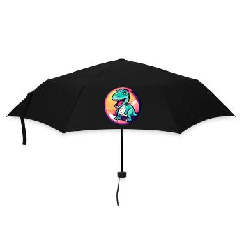 Tyrannosaurus Rex Dinosaure Illustration - Parapluie standard - noir - Devant