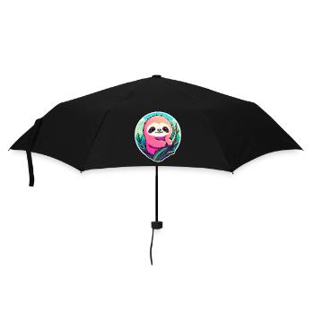 Dessin paresseux - Parapluie standard - noir - Devant