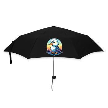 Illustration de canard - Parapluie standard - noir - Devant