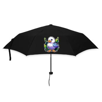 Illustration de canard - Parapluie standard - noir - Devant