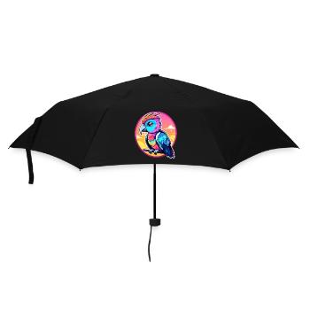 Illustration d’oiseau perroquet - Parapluie standard - noir - Devant