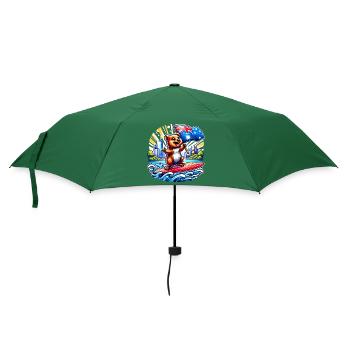 Quokka Australian Surfing Design - Umbrella (small) - bottlegreen - Front