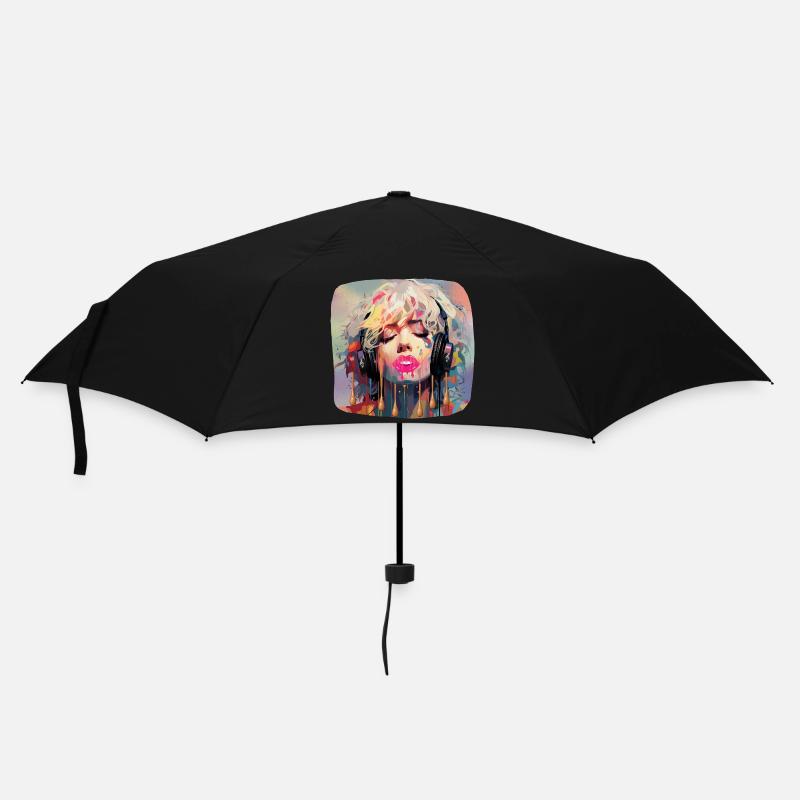 Pop Art & Musique - Parapluie standard - noir