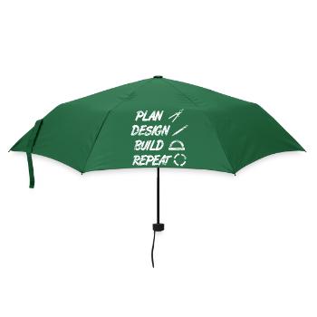 Routine de l’architecte - Parapluie standard - vert bouteille - Devant