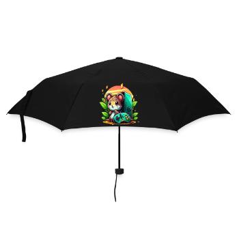 Gaming Maus - Regenschirm (klein) - Schwarz - Vorne