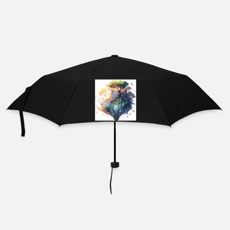 Wolves - Umbrella (small) - black