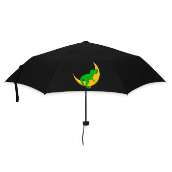 Dino Kid T-Rex Baby Sleep Shirt Dinosaur - Umbrella (small) - black - Front