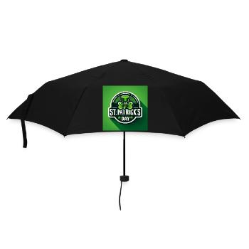 St Patrick's Day - Umbrella (small) - black - Front