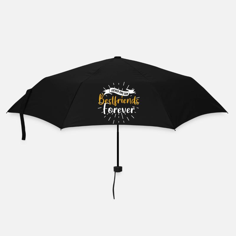 father and son - Regenschirm (klein) - Schwarz