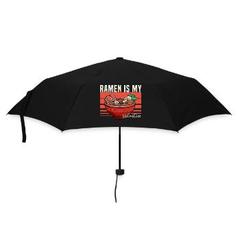 Ramen Is My Valentine - Umbrella (small) - black - Front