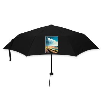 Blyth Angleterre Vintage voyage affiche WPA Souvenir - Parapluie standard - noir - Devant