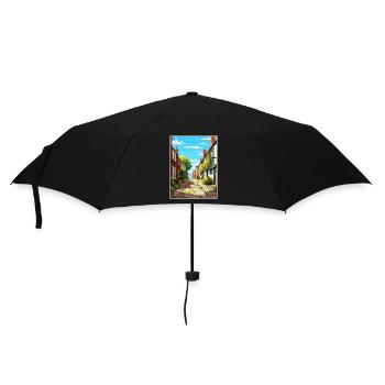 Rye Angleterre Vintage voyage affiche WPA Souvenir - Parapluie standard - noir - Devant