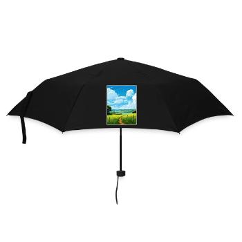 Mylor Cornwall Vintage Travel Poster WPA Souvenir - Umbrella (small) - black - Front