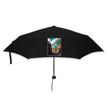 Otley Angleterre Vintage Voyage Poster WPA Souvenir - Parapluie standard - noir - Devant
