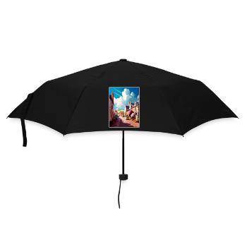 Honiton England Vintage Travel Poster WPA Souvenir - Umbrella (small) - black - Front